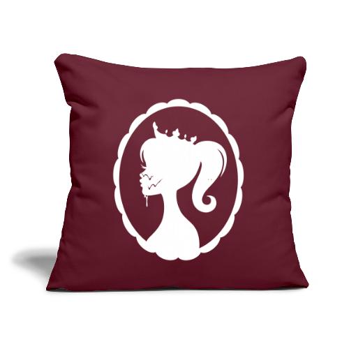 Cum Princess 2 - Throw Pillow Cover 17.5” x 17.5”