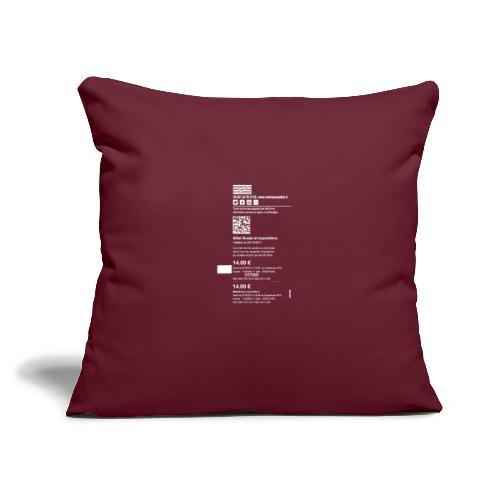 6 - Throw Pillow Cover 17.5” x 17.5”