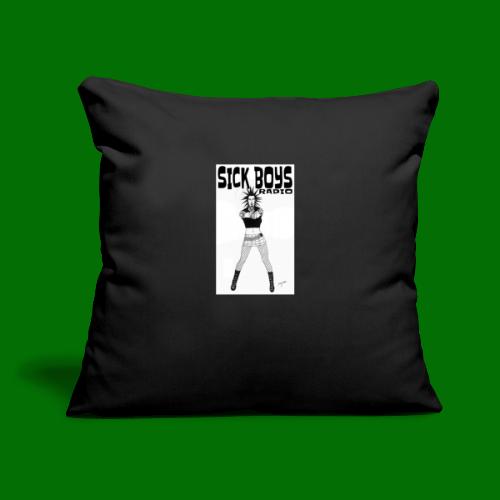 Sick Boys Girl2 - Throw Pillow Cover 17.5” x 17.5”