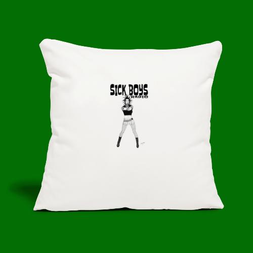 Sick Boys Girl2 - Throw Pillow Cover 17.5” x 17.5”