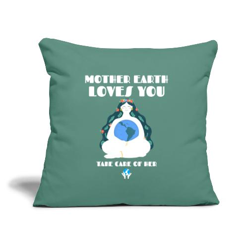 Mother Earth - Throw Pillow Cover 17.5” x 17.5”