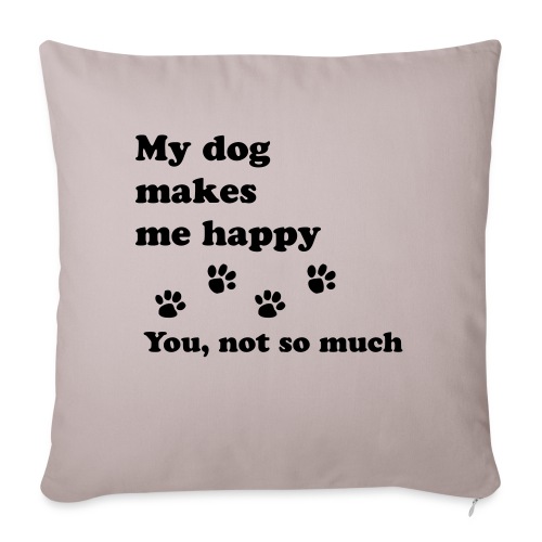 love dog 2 - Throw Pillow Cover 17.5” x 17.5”