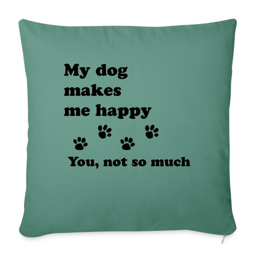 love dog 2 - Throw Pillow Cover 17.5” x 17.5”