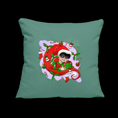 Christmas 2020 VioleNt Streak - Throw Pillow Cover 17.5” x 17.5”