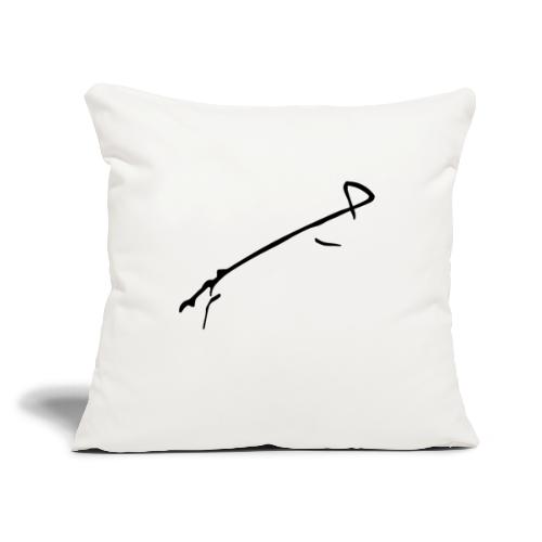 Reza Shah Pahlavi signature - Throw Pillow Cover 17.5” x 17.5”