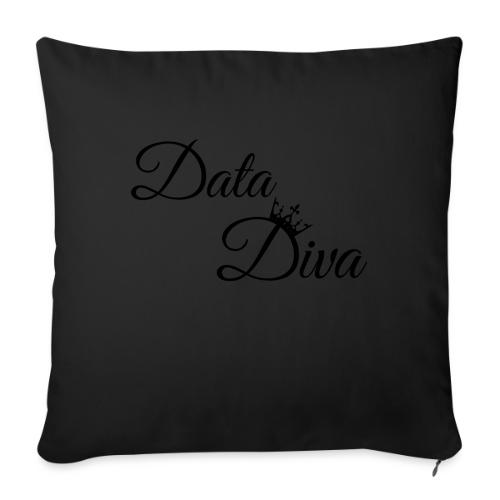 Data Diva (Light) - Throw Pillow Cover 17.5” x 17.5”