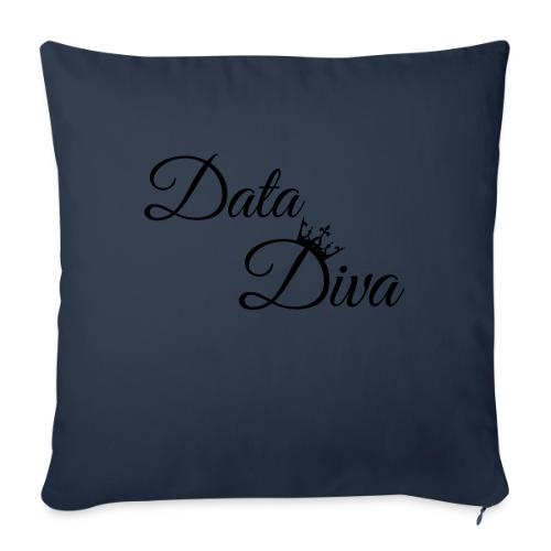 Data Diva (Light) - Throw Pillow Cover 17.5” x 17.5”