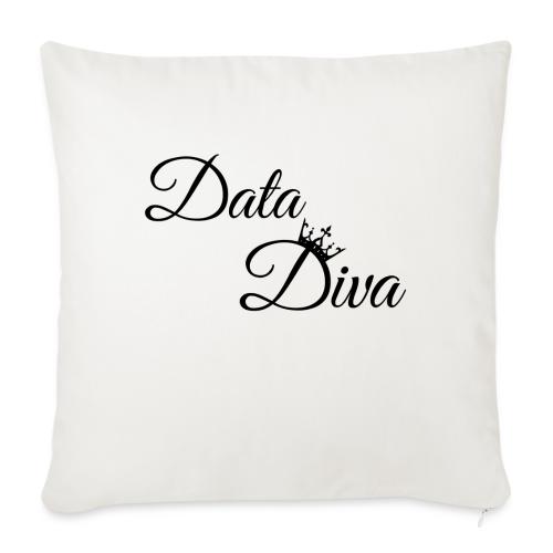 Data Diva (Light) - Throw Pillow Cover 17.5” x 17.5”