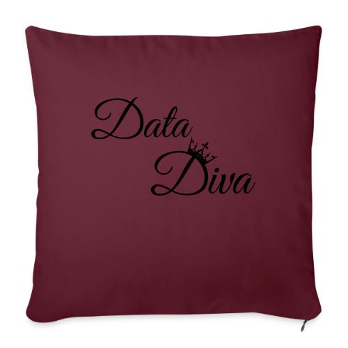 Data Diva (Light) - Throw Pillow Cover 17.5” x 17.5”