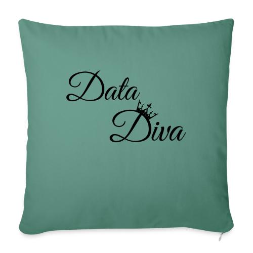 Data Diva (Light) - Throw Pillow Cover 17.5” x 17.5”