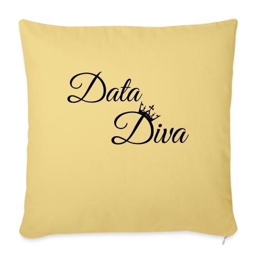 Data Diva (Light) - Throw Pillow Cover 17.5” x 17.5”