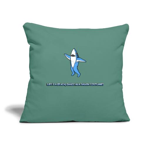 Dancing Shark - Throw Pillow Cover 17.5” x 17.5”