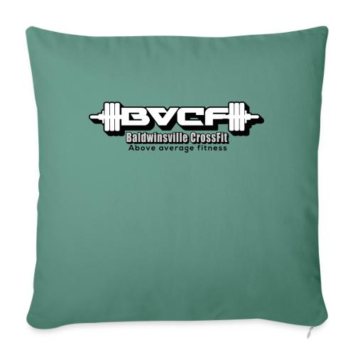 white - Throw Pillow Cover 17.5” x 17.5”