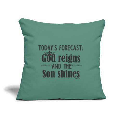 Today's Forecast - Throw Pillow Cover 17.5” x 17.5”
