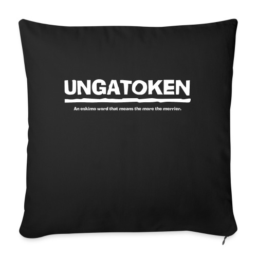 Ungatoken - Throw Pillow Cover 17.5” x 17.5”
