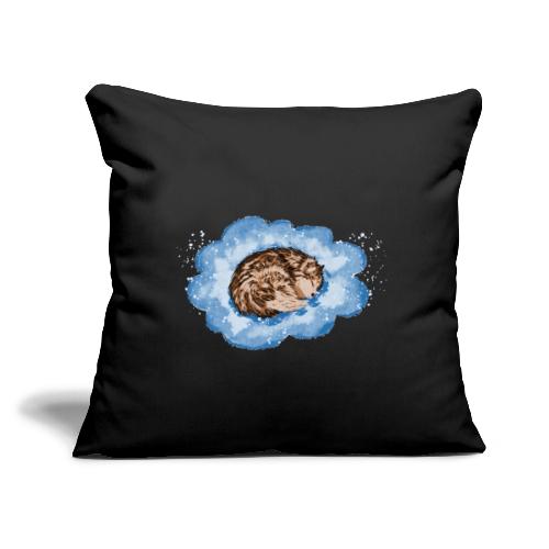Sleepy husky - Throw Pillow Cover 17.5” x 17.5”