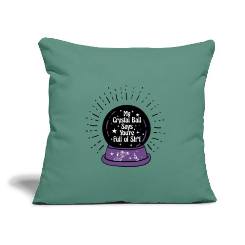 My Crystal Ball - Throw Pillow Cover 17.5” x 17.5”