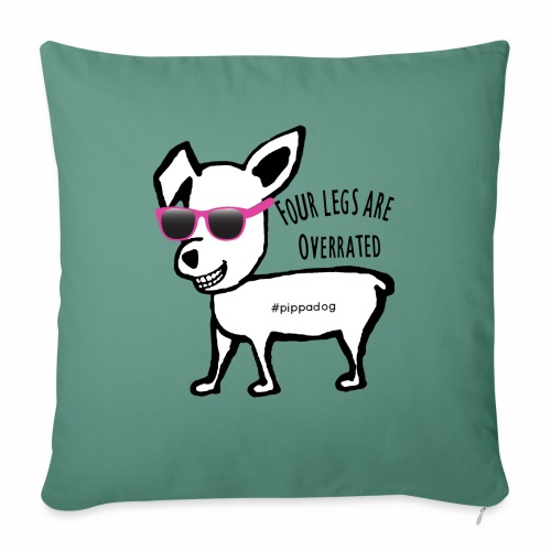 Pippa Pink Glasses - Throw Pillow Cover 17.5” x 17.5”
