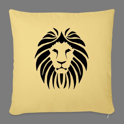 Lion - Throw Pillow Cover 17.5” x 17.5”