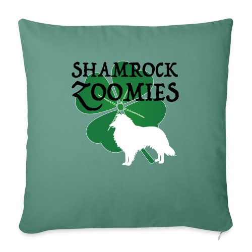 SHAMROCKZOOMIES - Throw Pillow Cover 17.5” x 17.5”