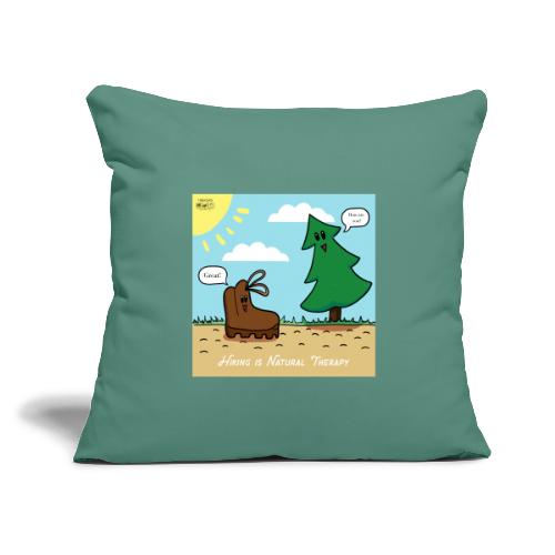 Natural therapy - Throw Pillow Cover 17.5” x 17.5”