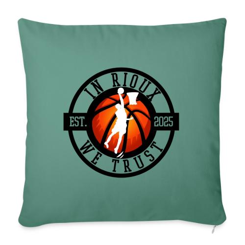 In Rioux We Trust - Throw Pillow Cover 17.5” x 17.5”