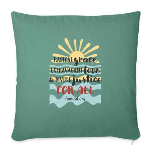 Beachy FUMCSD - Throw Pillow Cover 17.5” x 17.5”