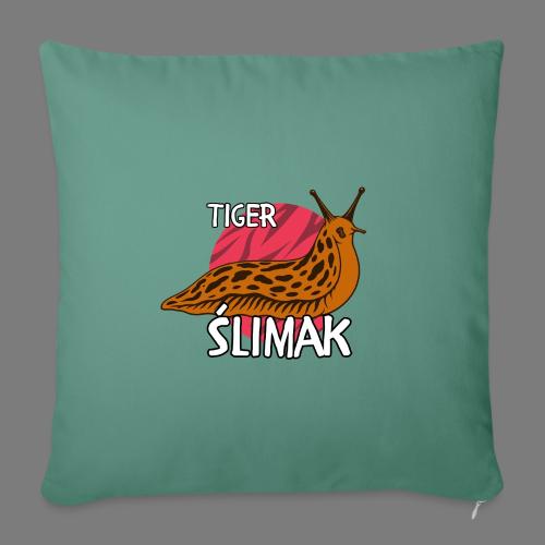 Tiger Ślimak Funny Polish Meme Animal Hybrid - Throw Pillow Cover 17.5” x 17.5”