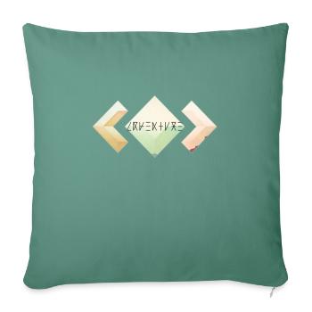 madeon aventure - Throw Pillow Cover 17.5” x 17.5” - cypress green - Front