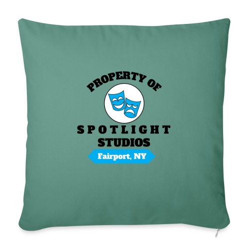 Property of Spotlight - Throw Pillow Cover 17.5” x 17.5”