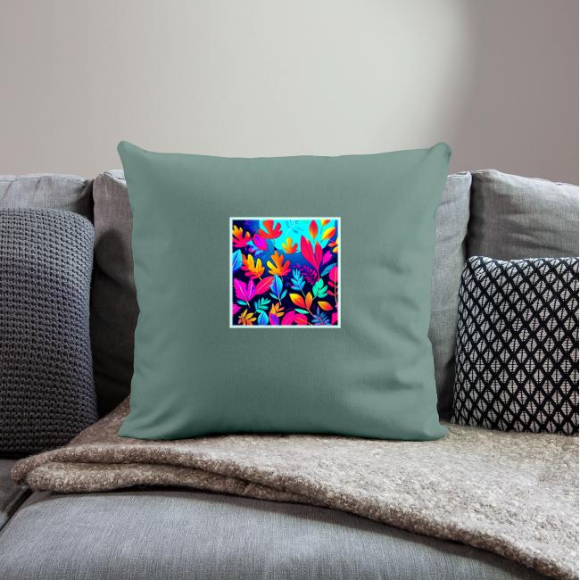 Neon Leaf Paradise Art
