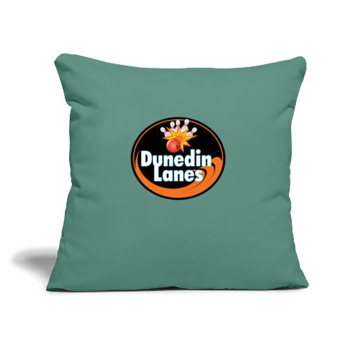 Dunedin Lanes Logo Merchandise - Throw Pillow Cover 17.5” x 17.5”