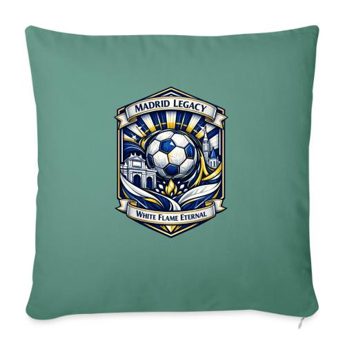 Madrid White Legacy T Shirt, Madrid Fan Gift - Throw Pillow Cover 17.5” x 17.5”