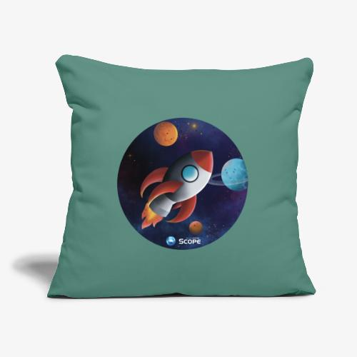 Solar System Scope : Little Space Explorer - Throw Pillow Cover 17.5” x 17.5”