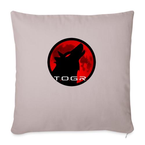 Larger Logo - Throw Pillow Cover 17.5” x 17.5”