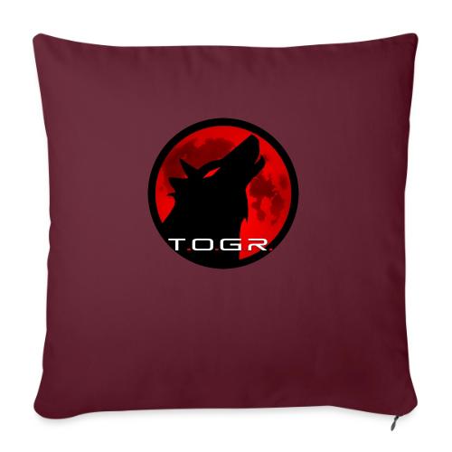 Larger Logo - Throw Pillow Cover 17.5” x 17.5”