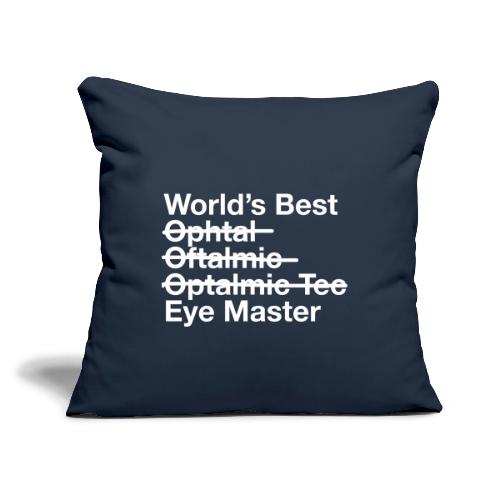 Ophthalmic Tech - Throw Pillow Cover 17.5” x 17.5”