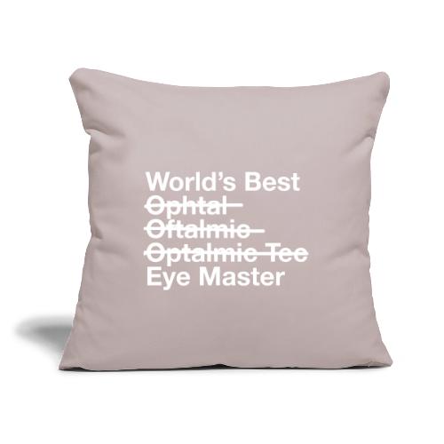 Ophthalmic Tech - Throw Pillow Cover 17.5” x 17.5”