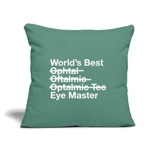 Ophthalmic Tech - Throw Pillow Cover 17.5” x 17.5”