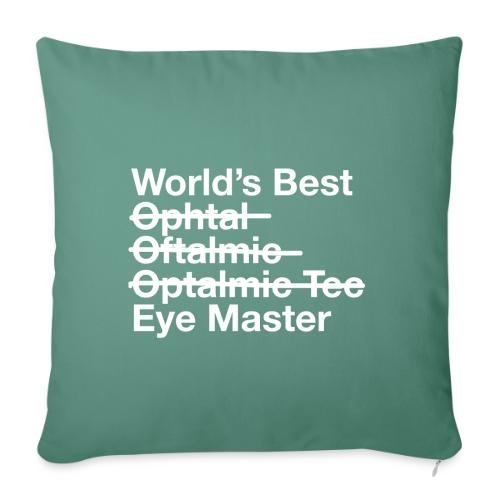Ophthalmic Tech - Throw Pillow Cover 17.5” x 17.5”