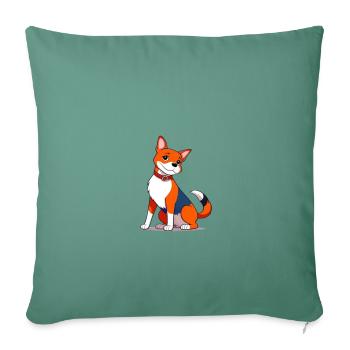 Nick Studio Designs - Throw Pillow Cover 17.5” x 17.5” - cypress green - Front