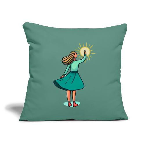 Let It Shine - Throw Pillow Cover 17.5” x 17.5”