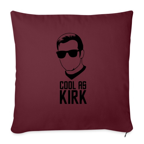 Cool As Kirk - Throw Pillow Cover 17.5” x 17.5”