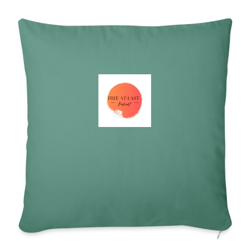 FAL Orange Circle - Throw Pillow Cover 17.5” x 17.5”