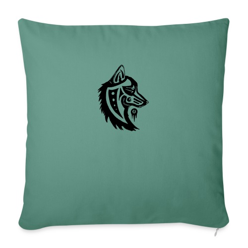 wolfman - Throw Pillow Cover 17.5” x 17.5”