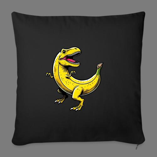 Bananasaurus REX – Funny T-Rex Banana Design - Throw Pillow Cover 17.5” x 17.5”