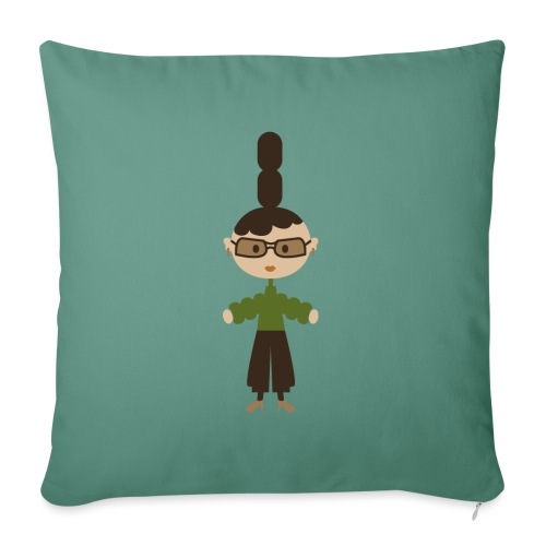 A Very Pointy Girl - Throw Pillow Cover 17.5” x 17.5”