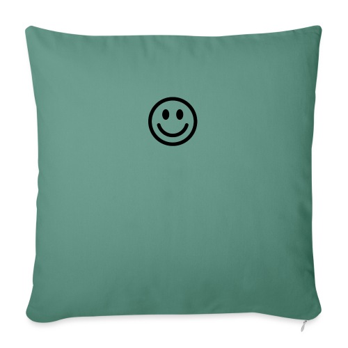 smile - Throw Pillow Cover 17.5” x 17.5”