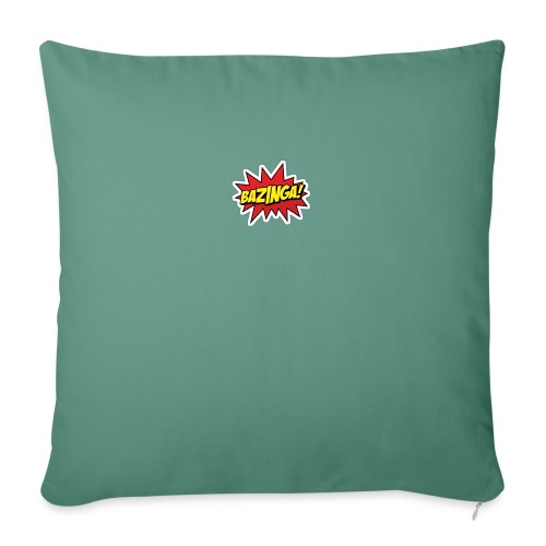 sticker on a phone - Throw Pillow Cover 17.5” x 17.5”