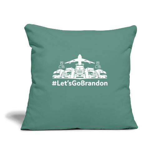 Brandon - Dark Shirts - Throw Pillow Cover 17.5” x 17.5”